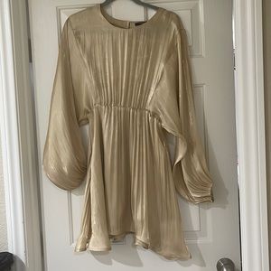 Gold dress